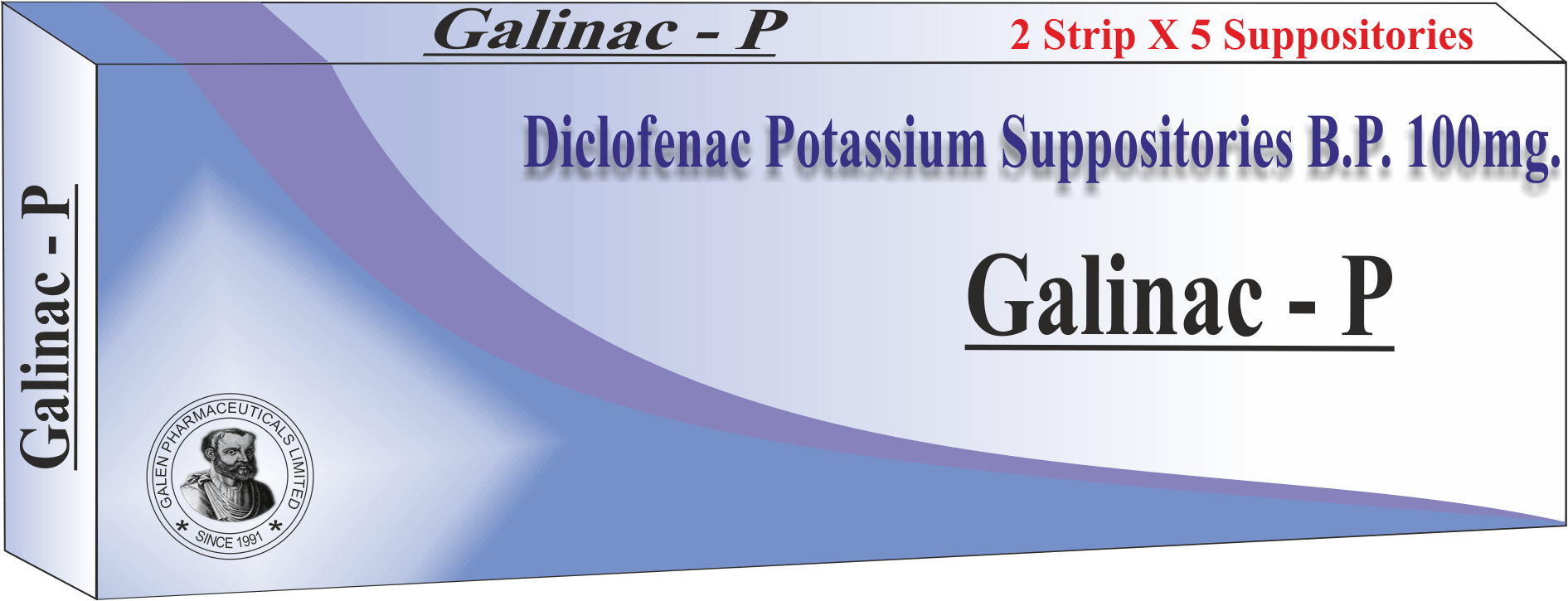 Diclofenac Sodium Suppositories  Diclofenac Sodium 100mg 