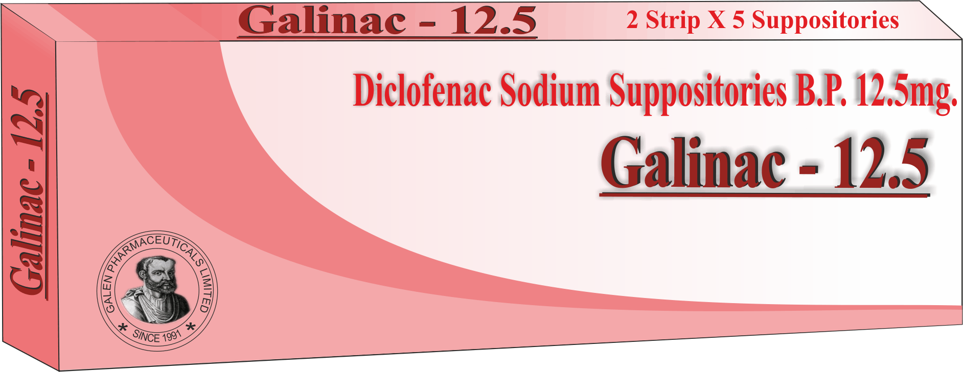 Diclofenac Suppository 12.5 mg – Galen Pharmaceuticals